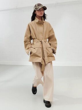 Uniqlo Stand Collar Oversized Coat
